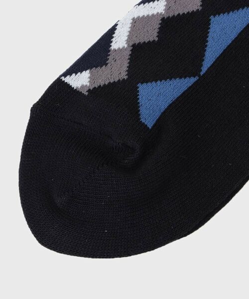 TAKEO KIKUCHI / タケオキクチ ソックス | 変形アーガイルソックス | 詳細3