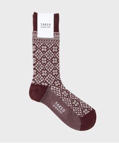 TAKEO KIKUCHI / タケオキクチ ソックス | 雪柄ソックス