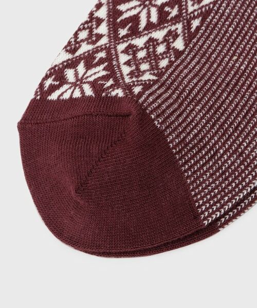 TAKEO KIKUCHI / タケオキクチ ソックス | 雪柄ソックス | 詳細3