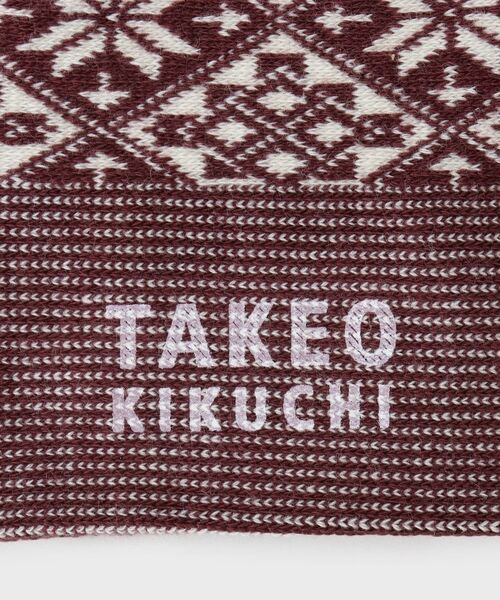 TAKEO KIKUCHI / タケオキクチ ソックス | 雪柄ソックス | 詳細5