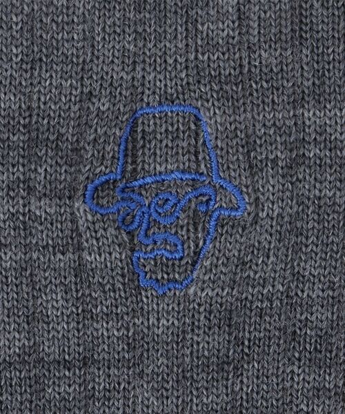 TAKEO KIKUCHI / タケオキクチ ソックス | ワンポイント刺繍ウール混ソックス | 詳細5