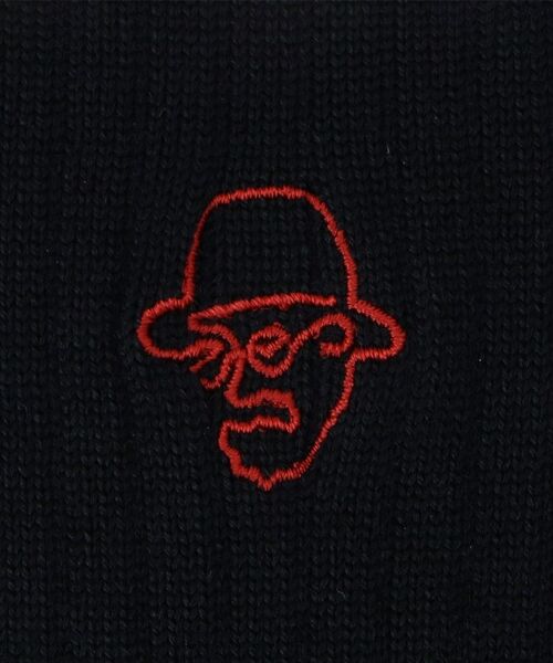 TAKEO KIKUCHI / タケオキクチ ソックス | ワンポイント刺繍ウール混ソックス | 詳細6