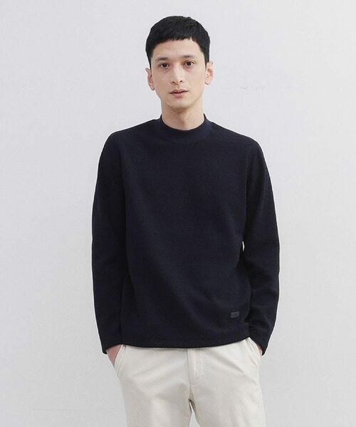 TAKEO KIKUCHI/タケオキクチ モールクオーターモックネック ネイビー(094) 02(M)