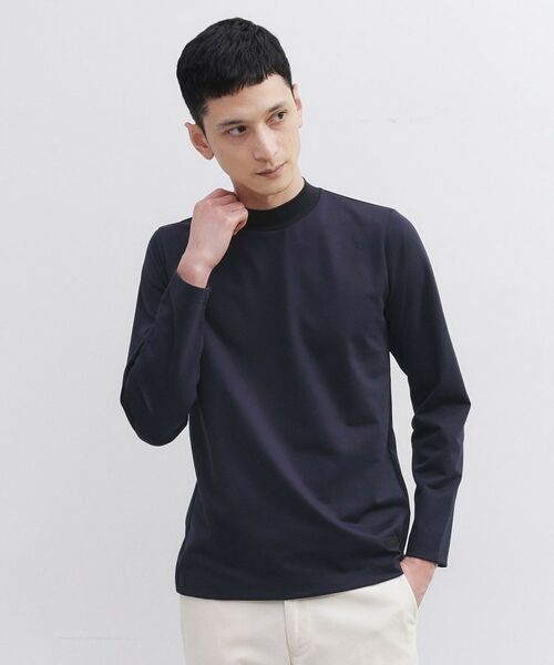 TAKEO KIKUCHI / タケオキクチ カットソー | ハイゲージ モクロディ モックネック | 詳細17