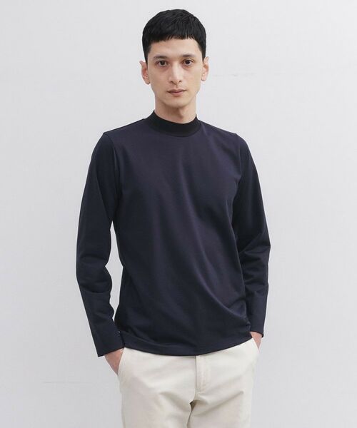 TAKEO KIKUCHI/タケオキクチ ハイゲージ モクロディ モックネック ネイビー(094) 02(M) TAKEO KIKUCHI/タケオキクチ ハイゲージ モクロディ モックネック ネイビー(094) 02(M)