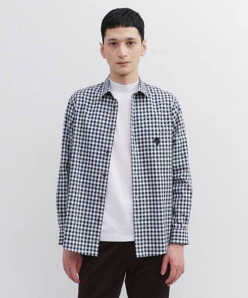 TAKEO KIKUCHI/タケオキクチ マルチギンガムチェック シャツ ブルー(293) 03(L) TAKEO KIKUCHI/タケオキクチ マルチギンガムチェック シャツ ブルー(293) 03(L)