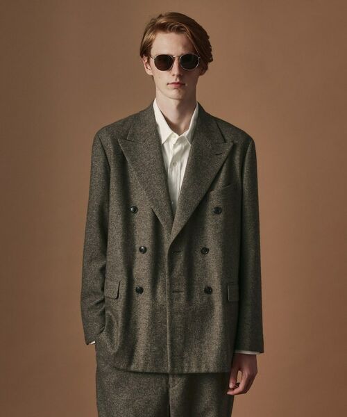 TAKEO KIKUCHI / タケオキクチ テーラードジャケット | 【Sサイズ~】ナチュラルツイルWジャケット | 詳細12