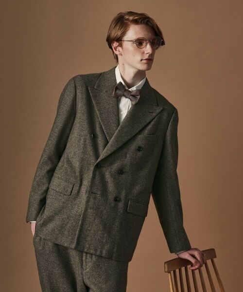 TAKEO KIKUCHI/タケオキクチ 【Sサイズ～】ナチュラルツイルWジャケット ブラウン(043) 03(L)