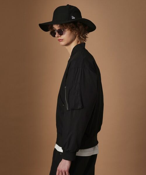 TAKEO KIKUCHI / タケオキクチ レザーブルゾン・ジャケット | 【Sサイズ~】MA-1風中わた入りプルオーバーブルゾン | 詳細3