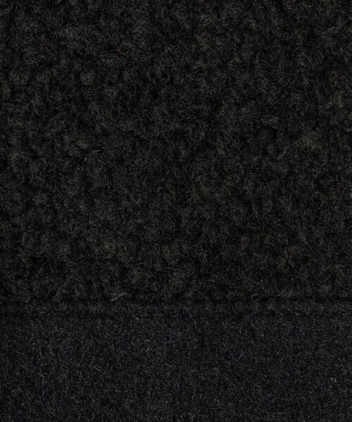 TAKEO KIKUCHI / タケオキクチ レザーブルゾン・ジャケット | 2重織りモッサボアパイル コンビブルゾン | 詳細16