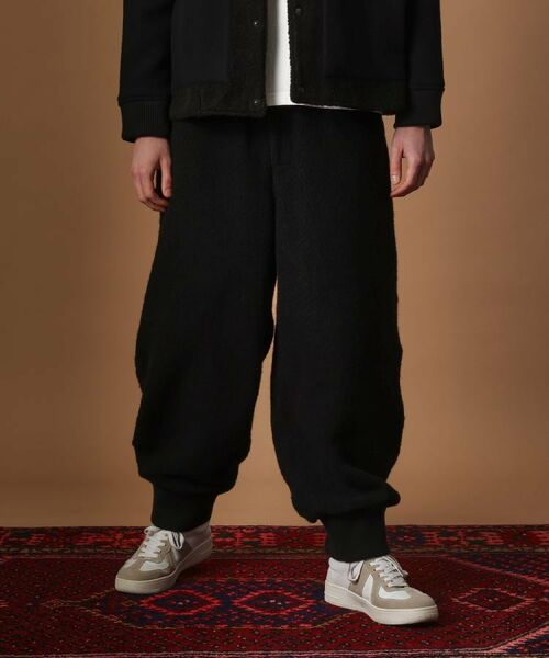 TAKEO KIKUCHI / タケオキクチ パンツ | ウール混パイルボアスウェットパンツ | 詳細14