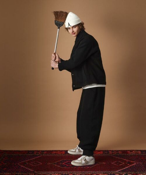 TAKEO KIKUCHI / タケオキクチ パンツ | ウール混パイルボアスウェットパンツ | 詳細16