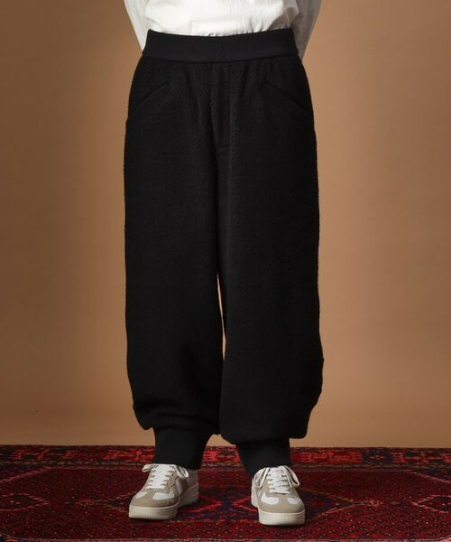 TAKEO KIKUCHI / タケオキクチ パンツ | ウール混パイルボアスウェットパンツ | 詳細2