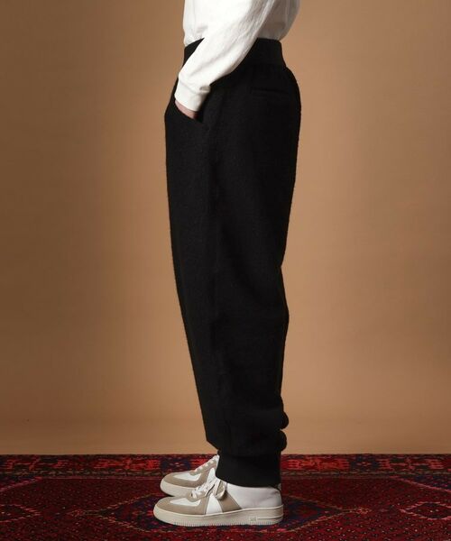 TAKEO KIKUCHI / タケオキクチ パンツ | ウール混パイルボアスウェットパンツ | 詳細3