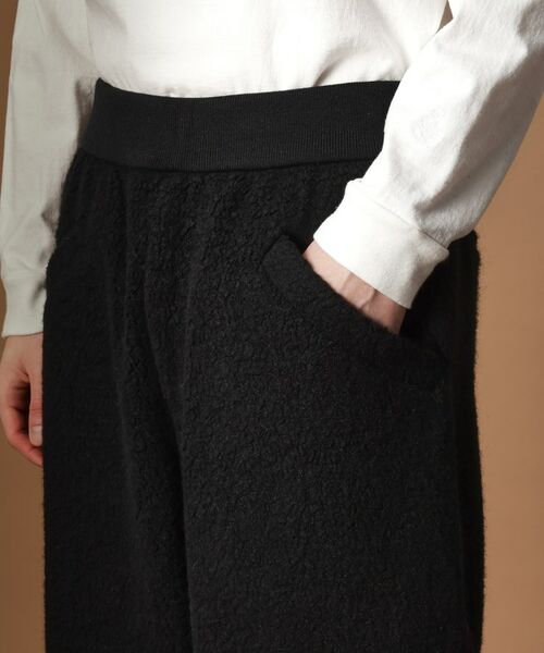 TAKEO KIKUCHI / タケオキクチ パンツ | ウール混パイルボアスウェットパンツ | 詳細5