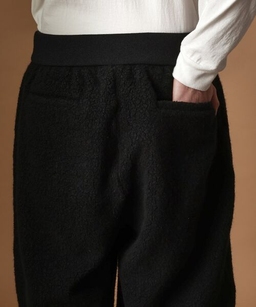 TAKEO KIKUCHI / タケオキクチ パンツ | ウール混パイルボアスウェットパンツ | 詳細6