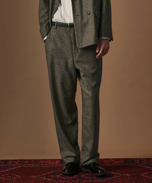 TAKEO KIKUCHI / タケオキクチ パンツ | 【Sサイズ~】ナチュラルツイルスラックス(ブラウン(043))