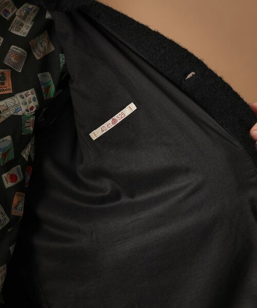 TAKEO KIKUCHI / タケオキクチ レザーブルゾン・ジャケット | ウール混パイルボア4パッチシャツ | 詳細11