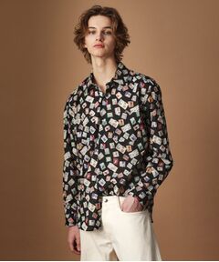 TAKEO KIKUCHI / タケオキクチ シャツ・ブラウス | 【Sサイズ～】マガジンプリントシャツ