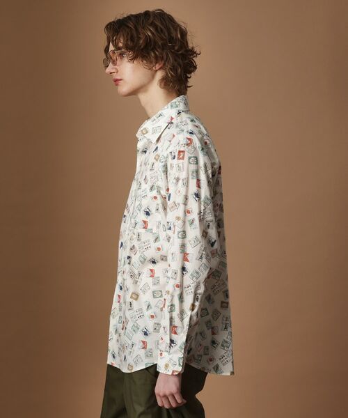 TAKEO KIKUCHI / タケオキクチ シャツ・ブラウス | 【Sサイズ～】マガジンプリントシャツ | 詳細10
