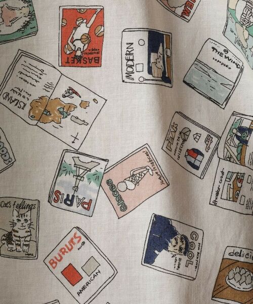 TAKEO KIKUCHI / タケオキクチ シャツ・ブラウス | 【Sサイズ～】マガジンプリントシャツ | 詳細13