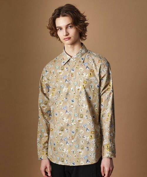 TAKEO KIKUCHI / タケオキクチ シャツ・ブラウス | 【Sサイズ～】マガジンプリントシャツ | 詳細2