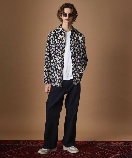 TAKEO KIKUCHI / タケオキクチ シャツ・ブラウス | 【Sサイズ～】マガジンプリントシャツ | 詳細24