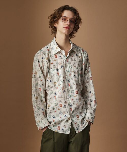 TAKEO KIKUCHI / タケオキクチ シャツ・ブラウス | 【Sサイズ～】マガジンプリントシャツ | 詳細28