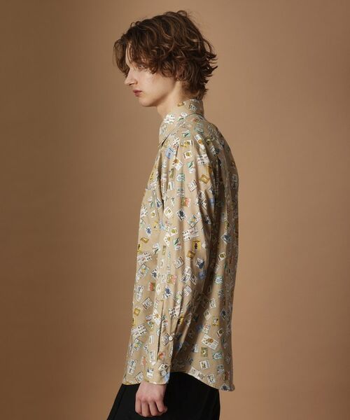 TAKEO KIKUCHI / タケオキクチ シャツ・ブラウス | 【Sサイズ～】マガジンプリントシャツ | 詳細3