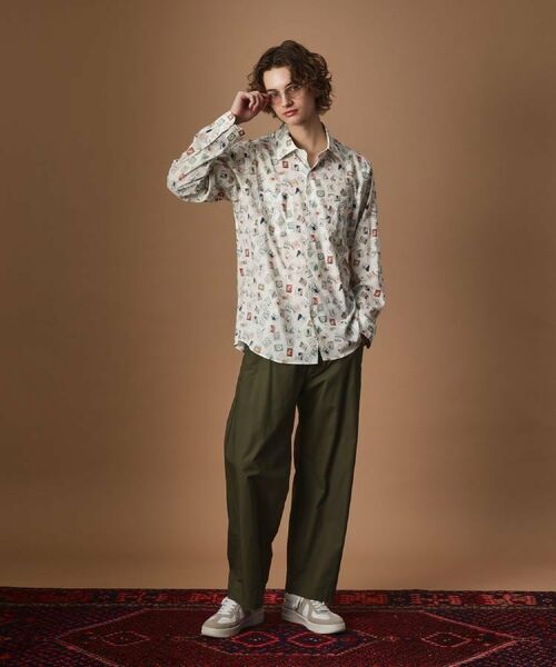 TAKEO KIKUCHI / タケオキクチ シャツ・ブラウス | 【Sサイズ～】マガジンプリントシャツ | 詳細30