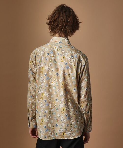 TAKEO KIKUCHI / タケオキクチ シャツ・ブラウス | 【Sサイズ～】マガジンプリントシャツ | 詳細4