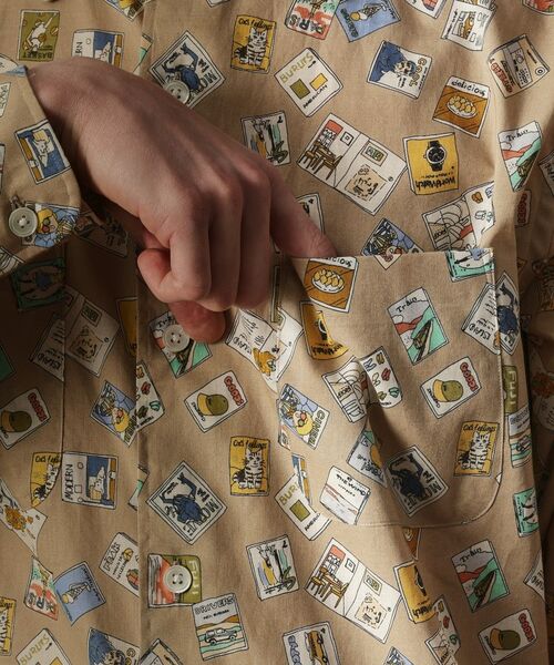 TAKEO KIKUCHI / タケオキクチ シャツ・ブラウス | 【Sサイズ～】マガジンプリントシャツ | 詳細7