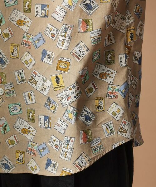 TAKEO KIKUCHI / タケオキクチ シャツ・ブラウス | 【Sサイズ～】マガジンプリントシャツ | 詳細8