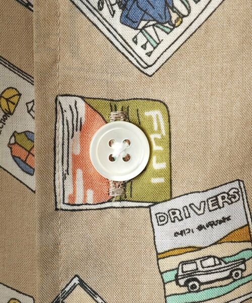 TAKEO KIKUCHI / タケオキクチ シャツ・ブラウス | 【Sサイズ～】マガジンプリントシャツ | 詳細9