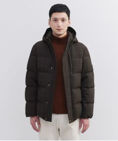 TAKEO KIKUCHI / タケオキクチ ダウンジャケット・ベスト | ウールライク チェック ダウン ブルゾン