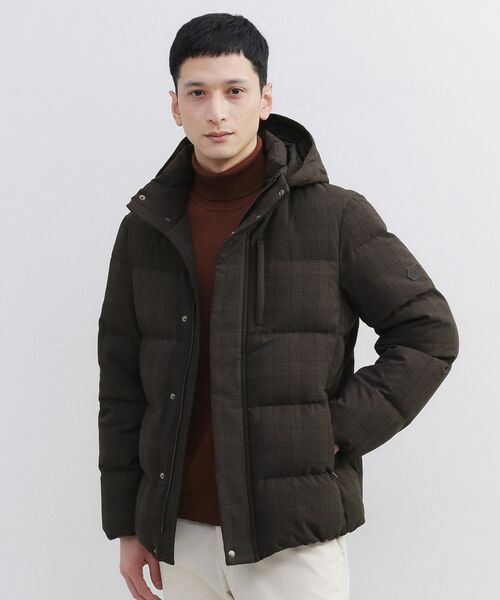 TAKEO KIKUCHI / タケオキクチ ダウンジャケット・ベスト | ウールライク チェック ダウン ブルゾン | 詳細10