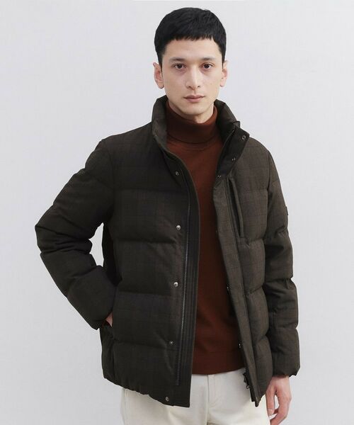 TAKEO KIKUCHI / タケオキクチ ダウンジャケット・ベスト | ウールライク チェック ダウン ブルゾン | 詳細11