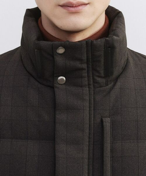 TAKEO KIKUCHI / タケオキクチ ダウンジャケット・ベスト | ウールライク チェック ダウン ブルゾン | 詳細18