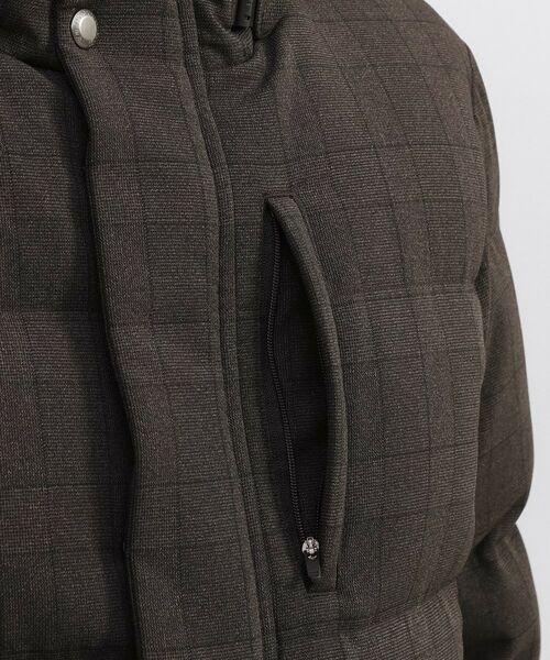 TAKEO KIKUCHI / タケオキクチ ダウンジャケット・ベスト | ウールライク チェック ダウン ブルゾン | 詳細23