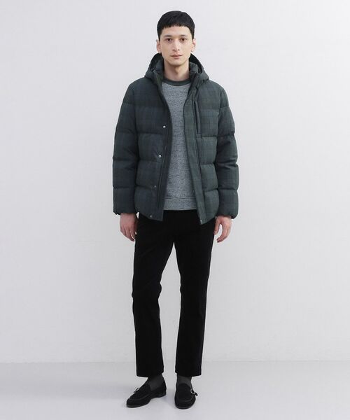 TAKEO KIKUCHI / タケオキクチ ダウンジャケット・ベスト | ウールライク チェック ダウン ブルゾン | 詳細4