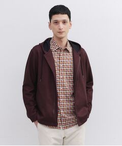 TAKEO KIKUCHI / タケオキクチ パーカー | 【JUST ONE LAYER】ダウンファブリックZIPパーカー