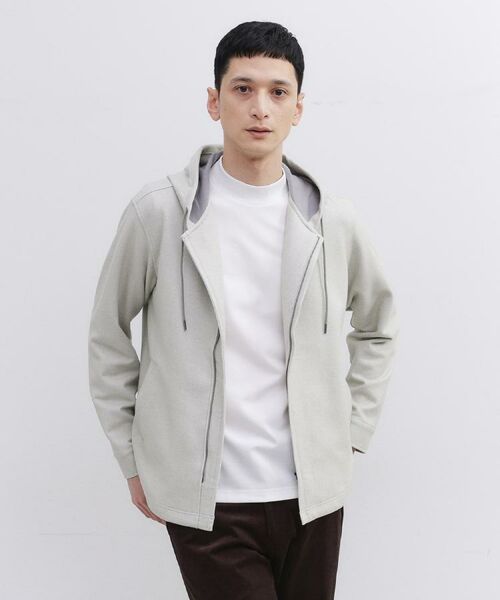 TAKEO KIKUCHI / タケオキクチ パーカー | 【JUST ONE LAYER】ダウンファブリックZIPパーカー | 詳細14