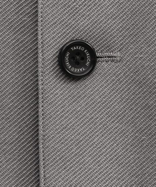 TAKEO KIKUCHI / タケオキクチ レザーブルゾン・ジャケット | ツイルジャージー イタリアンカラージャケット | 詳細14