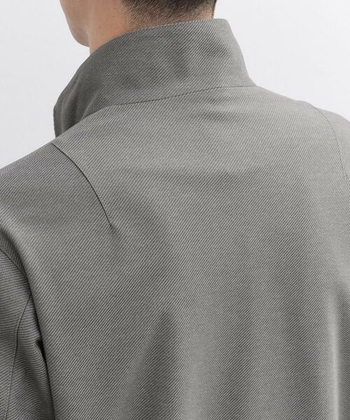 TAKEO KIKUCHI / タケオキクチ レザーブルゾン・ジャケット | ツイルジャージー イタリアンカラージャケット | 詳細6