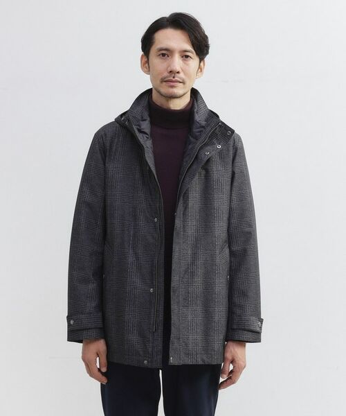 TAKEO KIKUCHI/タケオキクチ 【3WAY】グレンチェック ダウンライナー ブルゾン ライトグレー(211) 03(L) TAKEO KIKUCHI/タケオキクチ 【3WAY】グレンチェック ダウンライナー ブルゾン ライトグレー(211) 03(L)