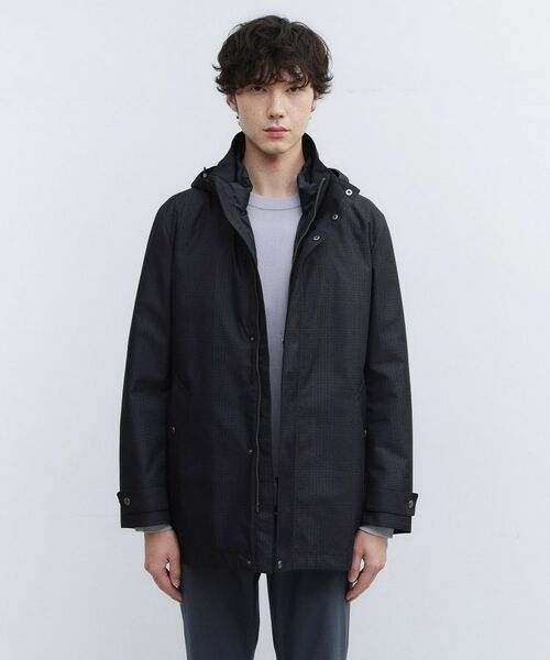 TAKEO KIKUCHI/タケオキクチ 【3WAY】グレンチェック ダウンライナー ブルゾン ブラック(219) 04(LL) TAKEO KIKUCHI/タケオキクチ 【3WAY】グレンチェック ダウンライナー ブルゾン ブラック(219) 04(LL)