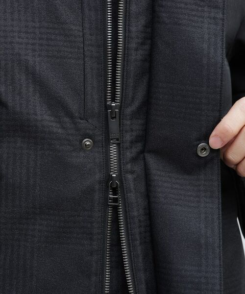 TAKEO KIKUCHI / タケオキクチ レザーブルゾン・ジャケット | 【3WAY】グレンチェック ダウンライナー ブルゾン | 詳細15