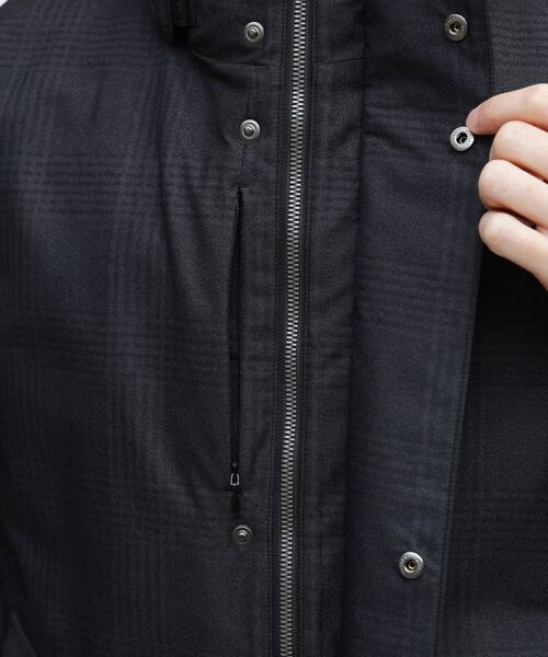 TAKEO KIKUCHI / タケオキクチ レザーブルゾン・ジャケット | 【3WAY】グレンチェック ダウンライナー ブルゾン | 詳細16