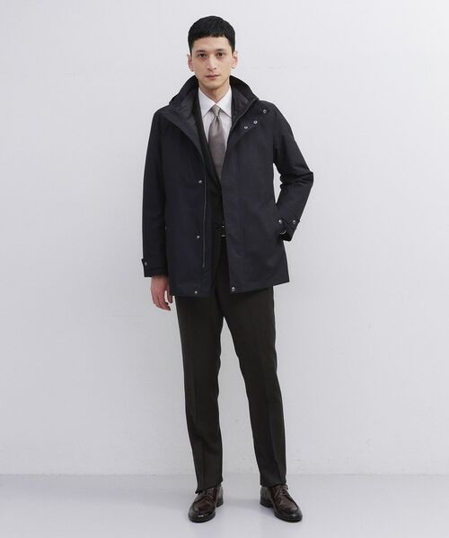 TAKEO KIKUCHI / タケオキクチ レザーブルゾン・ジャケット | 【3WAY】グレンチェック ダウンライナー ブルゾン | 詳細2