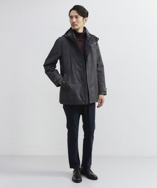 TAKEO KIKUCHI / タケオキクチ レザーブルゾン・ジャケット | 【3WAY】グレンチェック ダウンライナー ブルゾン | 詳細5